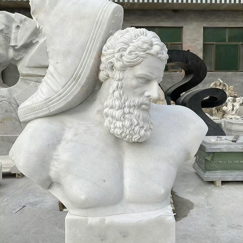 Vita-Size Marmor Humanum Sculptura, Manu-Carved