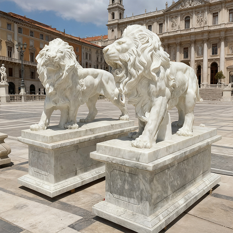 Marmor Animal Leonis Sculptura