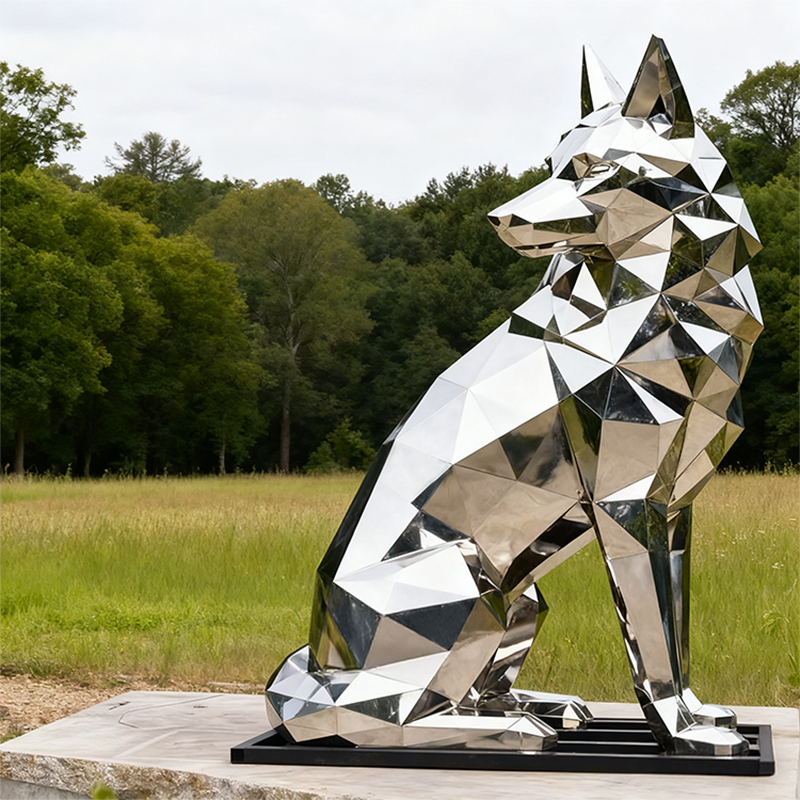 Steel Lupus Sculpture