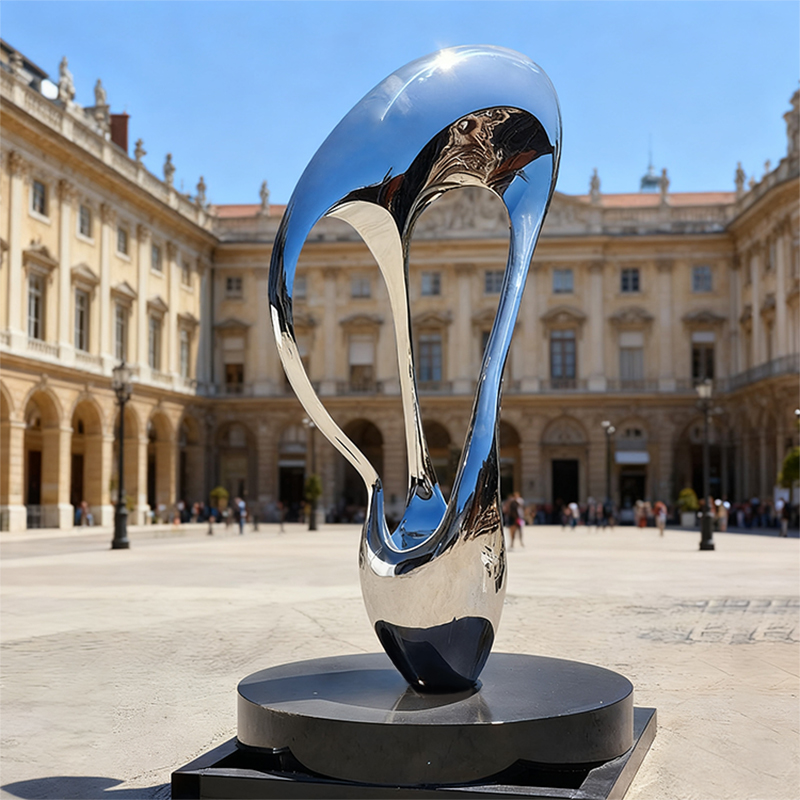 Speculum-Politus Diver Sculptura