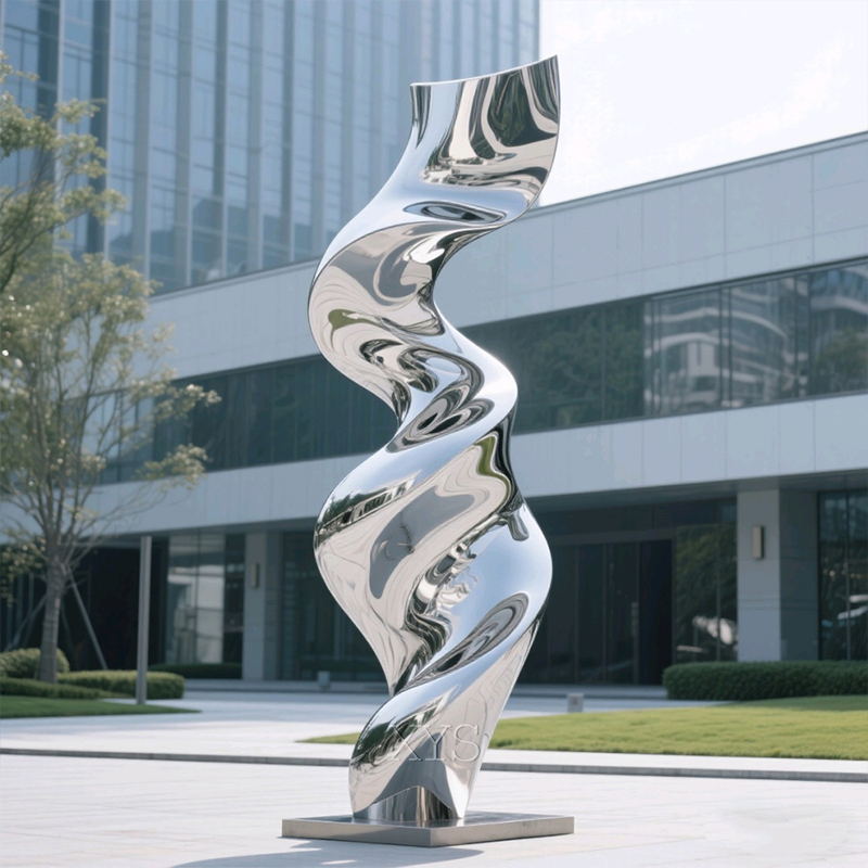 Resurgens Dance Speculum Steel Sculptura