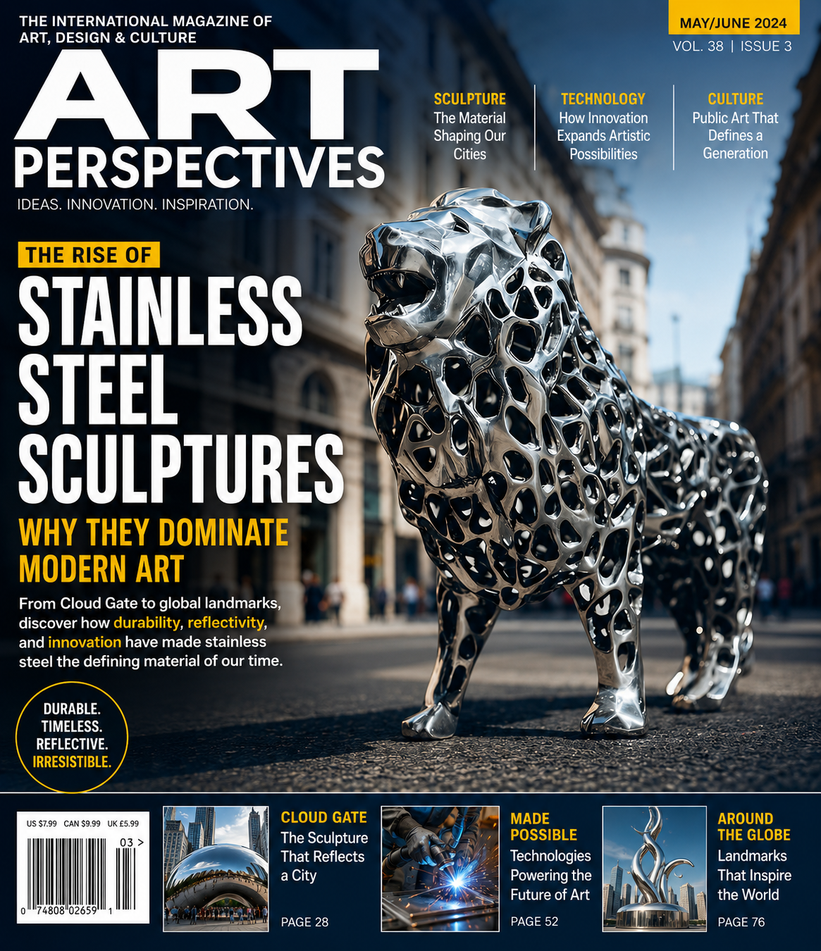 Cur Steel Sculpturis in Artem modernam vim dominans fieri?